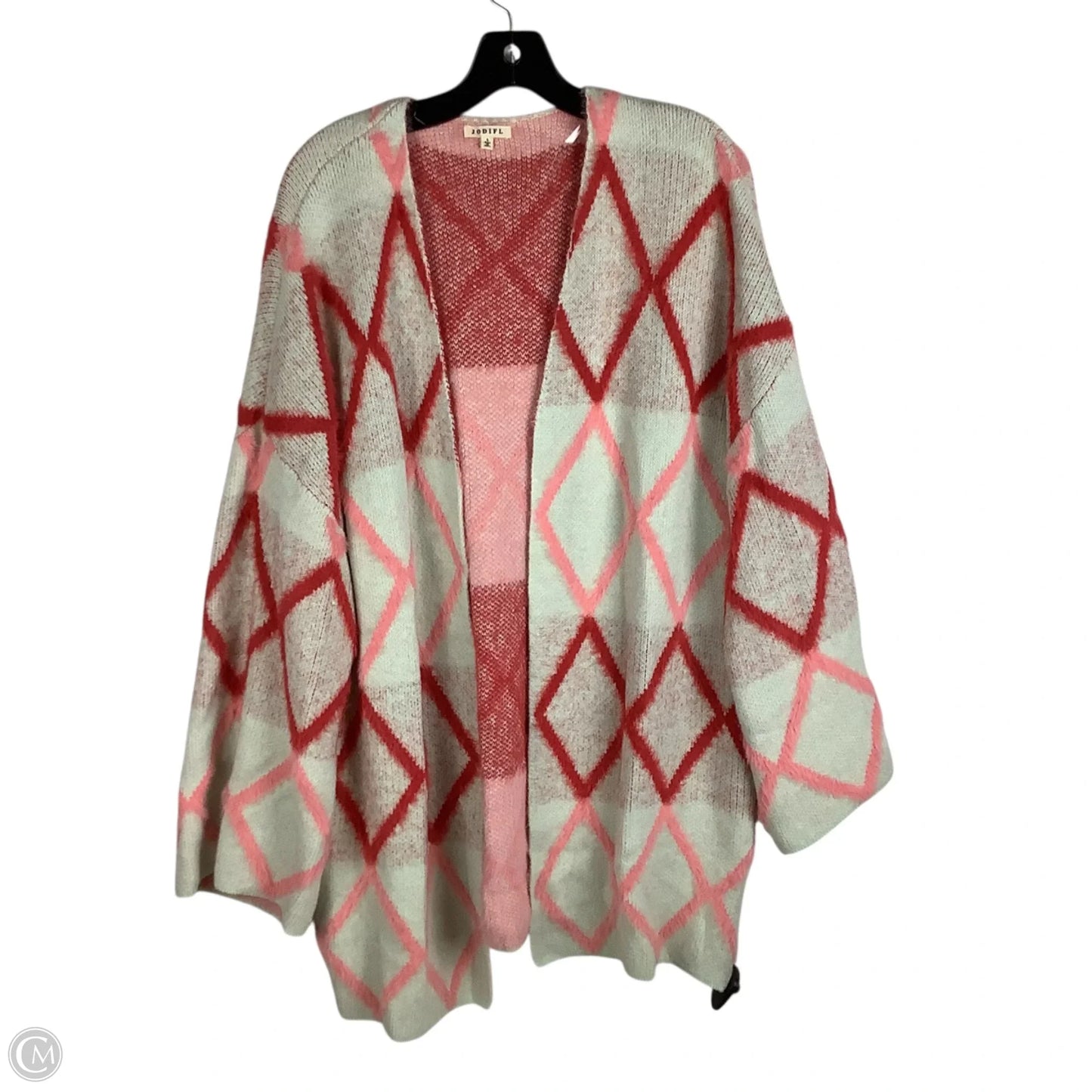 Sweater Cardigan By Jodifl In Pink, Size: L