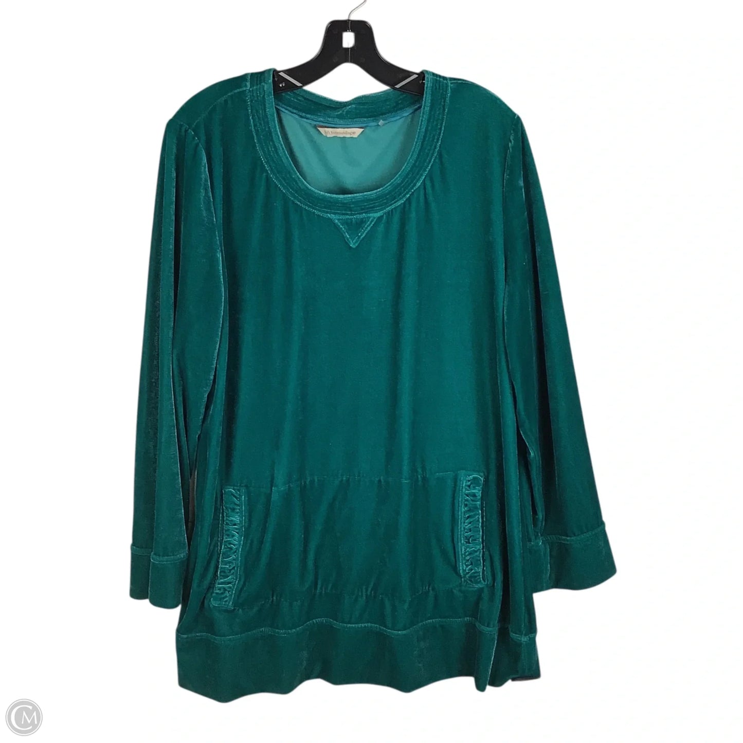 Top Long Sleeve By Soft Surroundings In Blue, Size: L