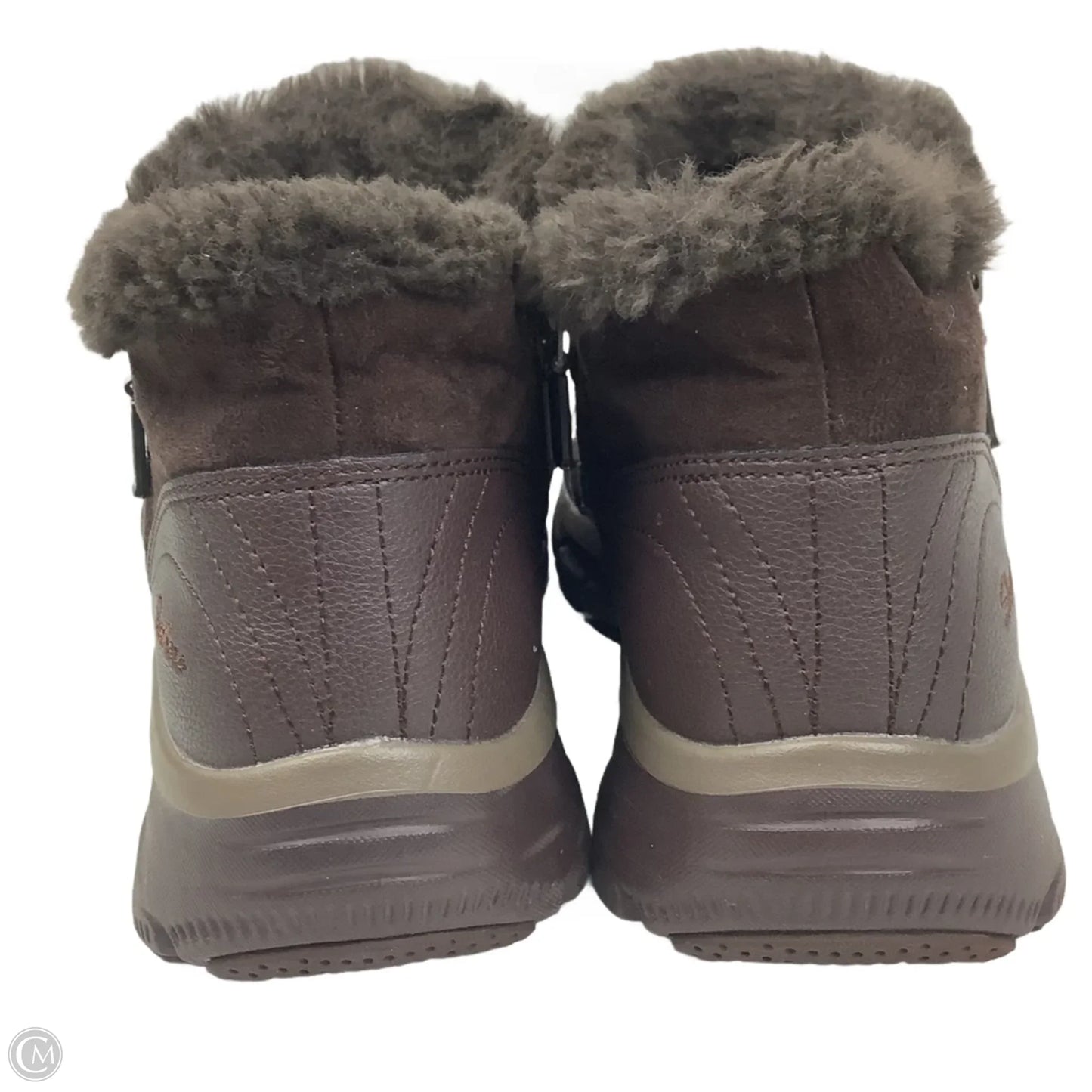 Boots Ankle Flats By Skechers In Brown, Size: 8.5