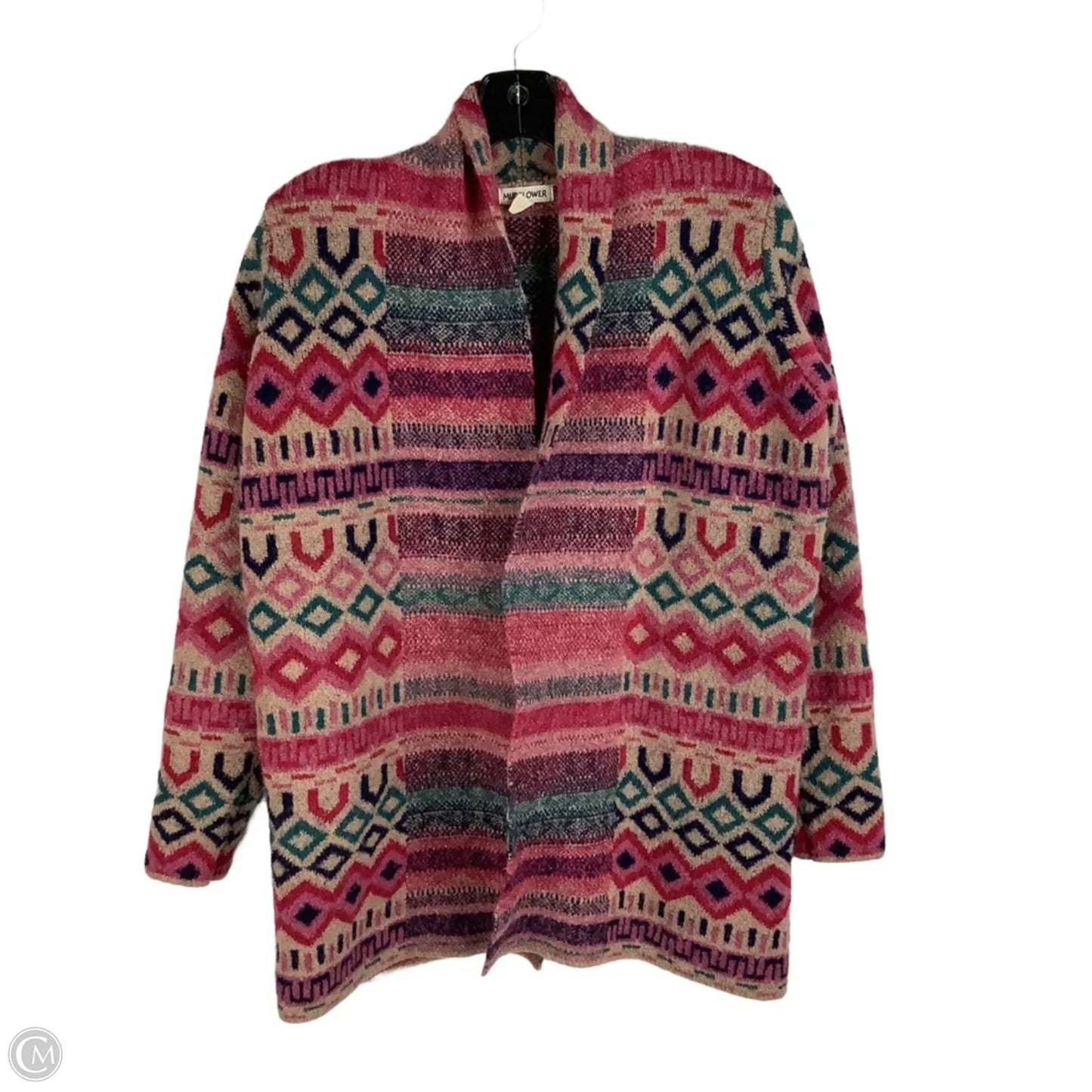 Sweater Cardigan By Clothes Mentor In Pink, Size: 6