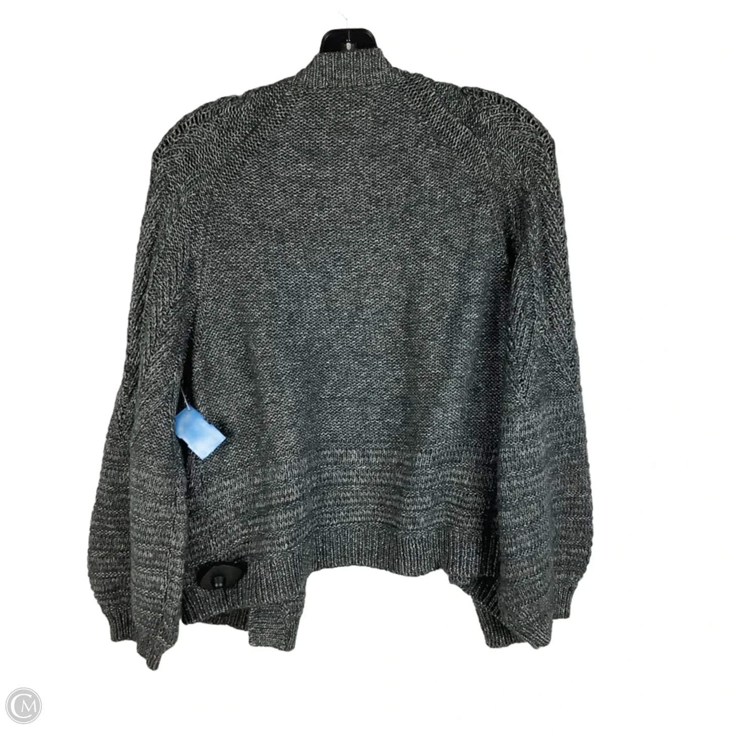 Sweater Cardigan By Lucky Brand In Grey, Size: S