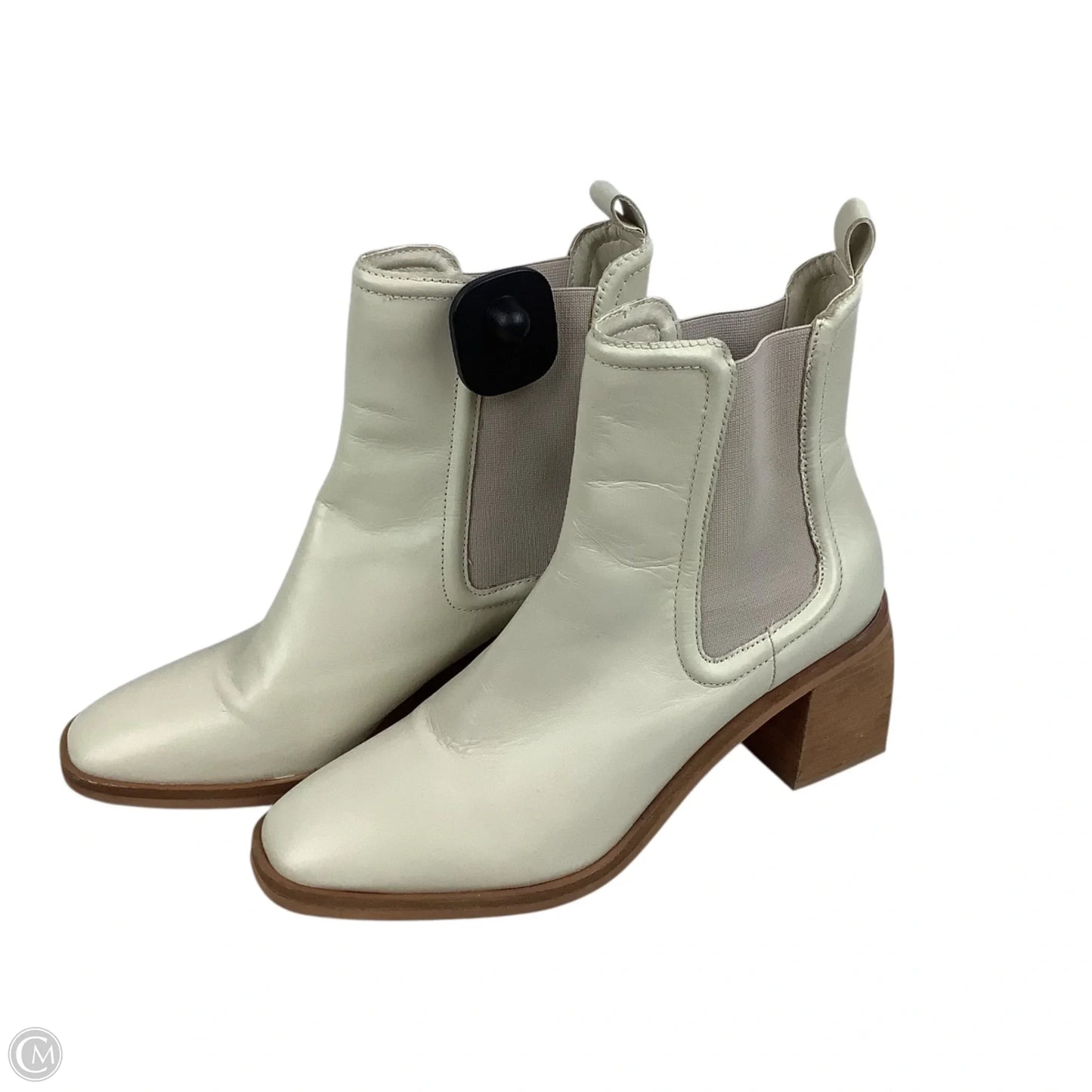 Boots Ankle Heels By Dolce Vita In Cream, Size: 10