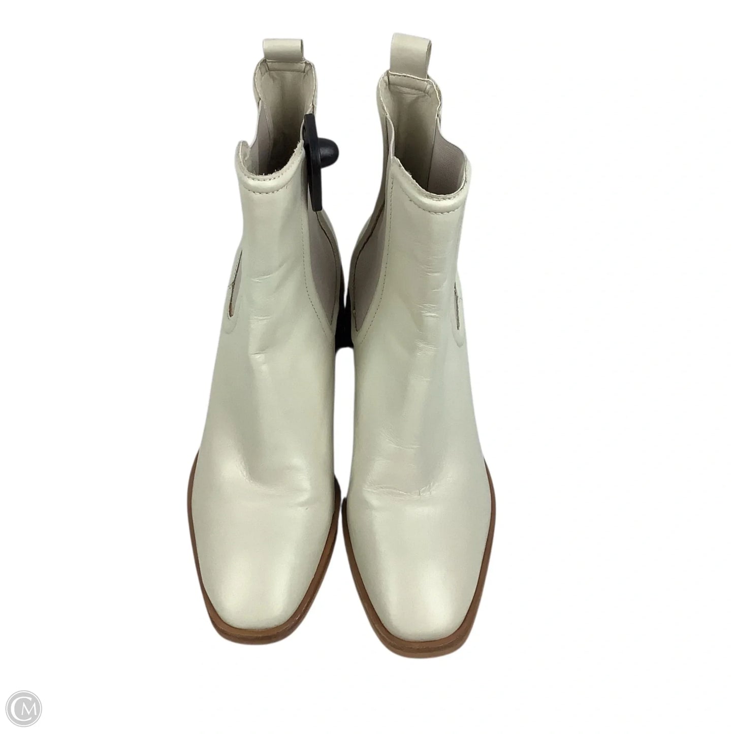 Boots Ankle Heels By Dolce Vita In Cream, Size: 10