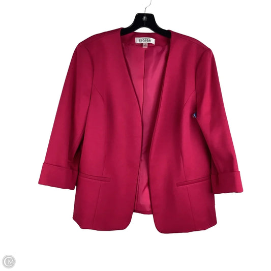 Blazer By Kasper In Pink, Size: 12