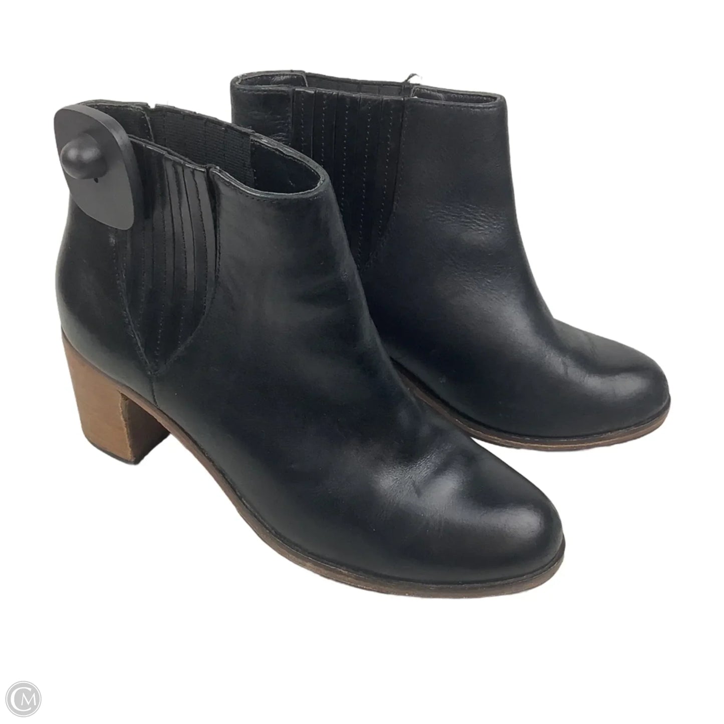 Boots Ankle Heels By Cmc In Black, Size: 8