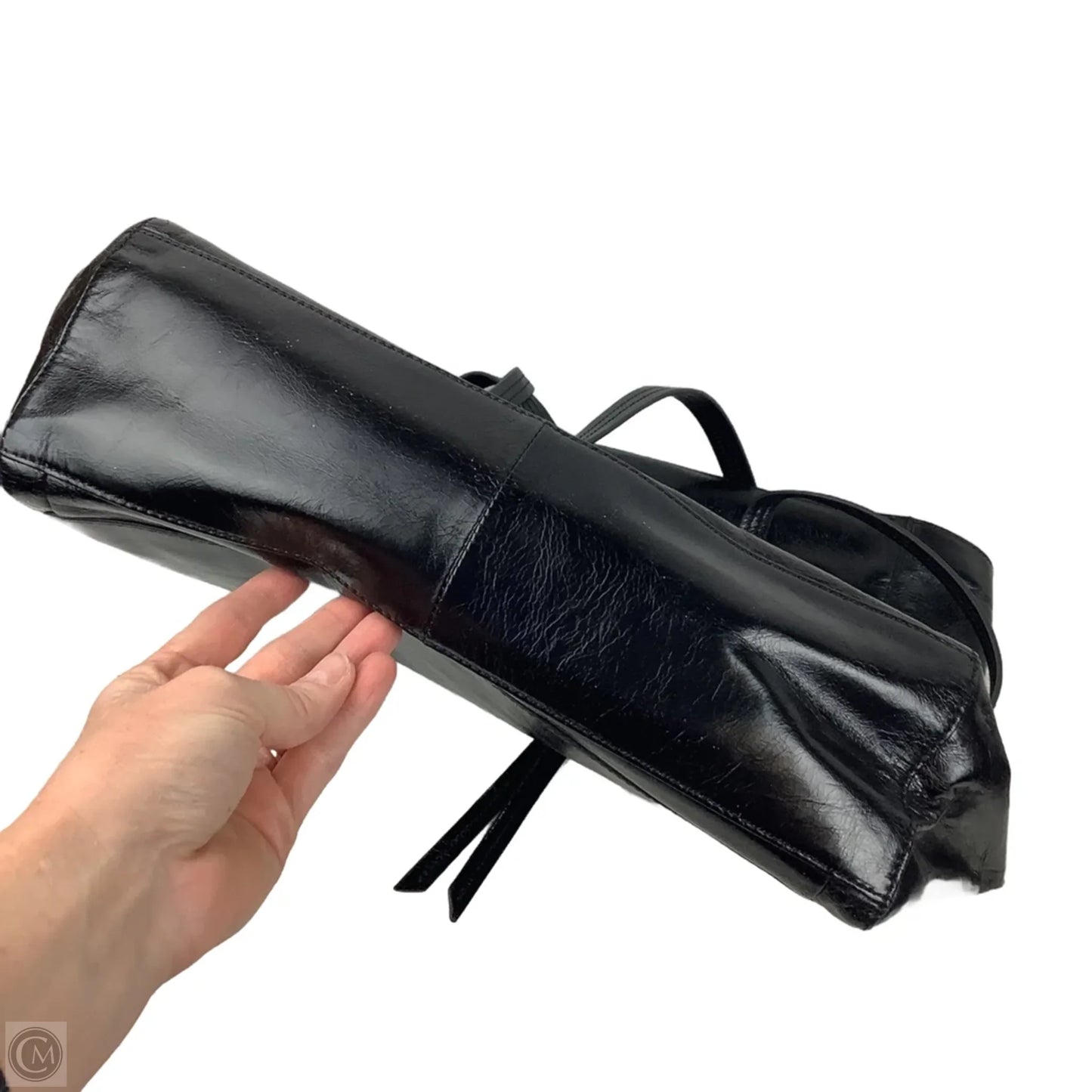 Handbag Leather By Hobo Intl, Size: Large