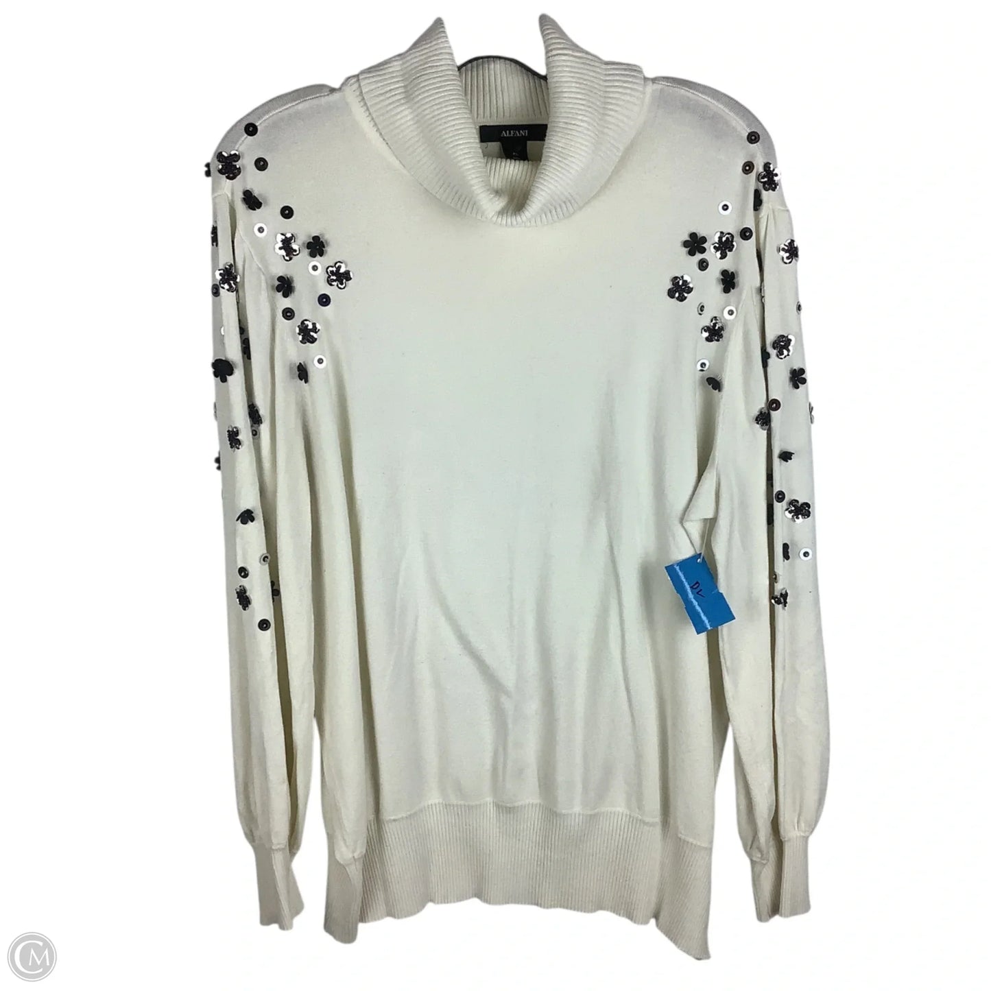 Sweater By Alfani In White, Size: Xl