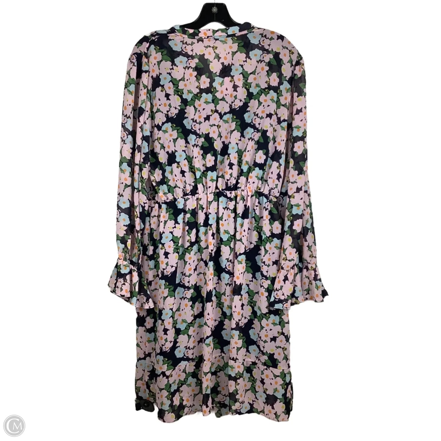 Dress Casual Midi By J. Crew In Floral Print, Size: Xl