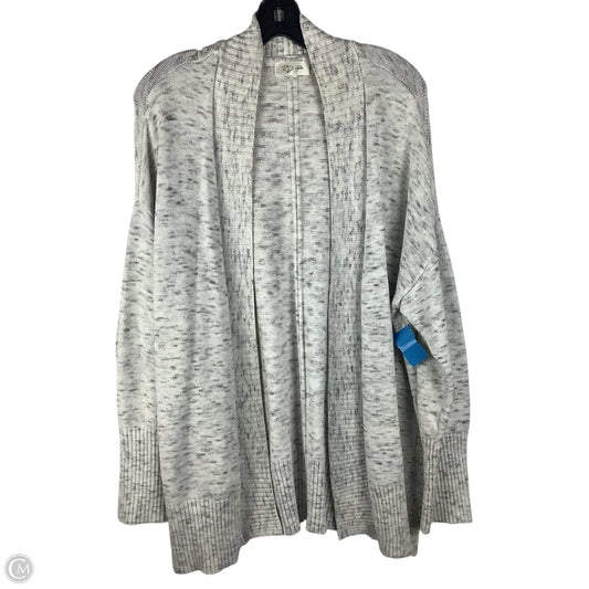 Sweater Cardigan By Rd Style In Grey, Size: L
