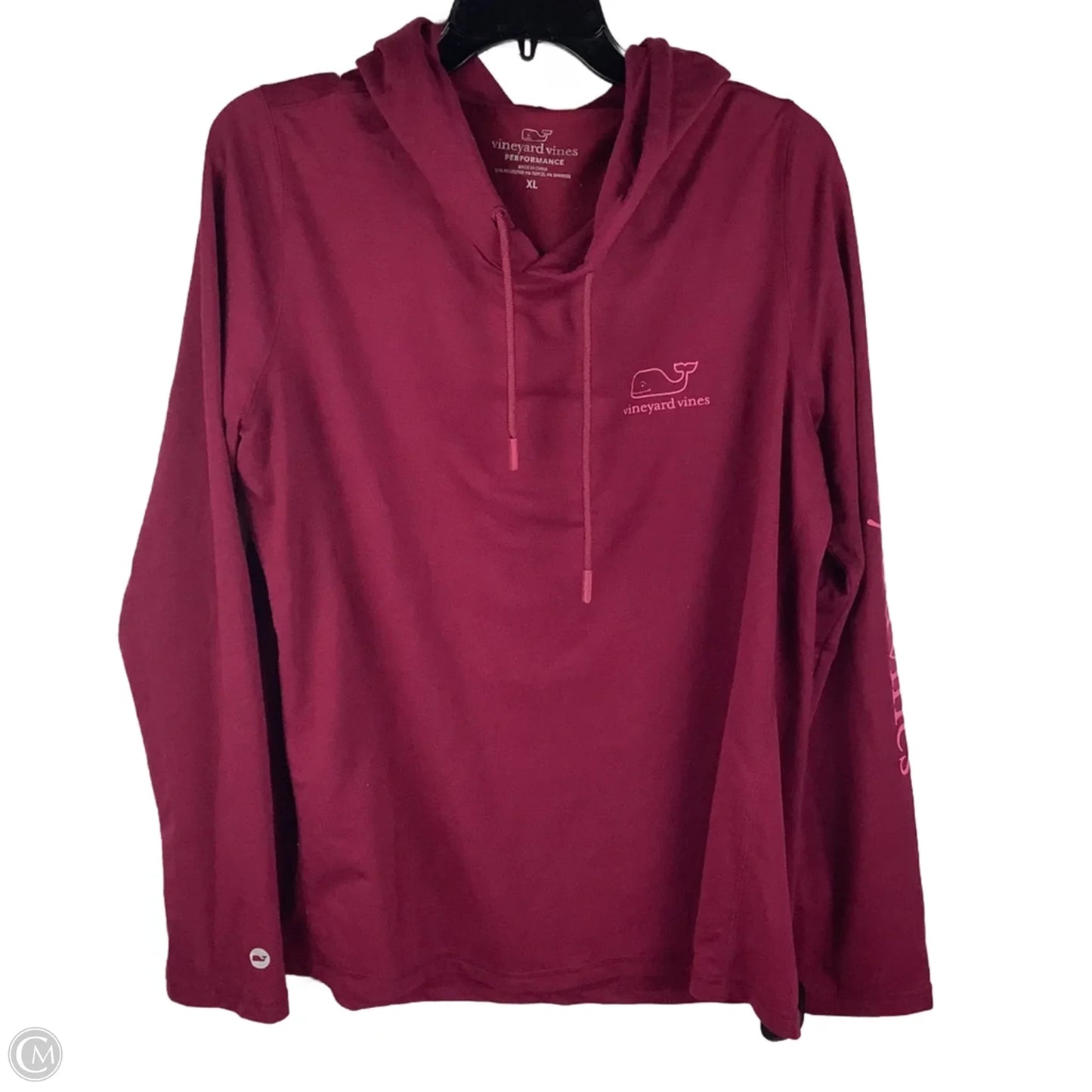 Top Long Sleeve By Vineyard Vines In Red, Size: Xl