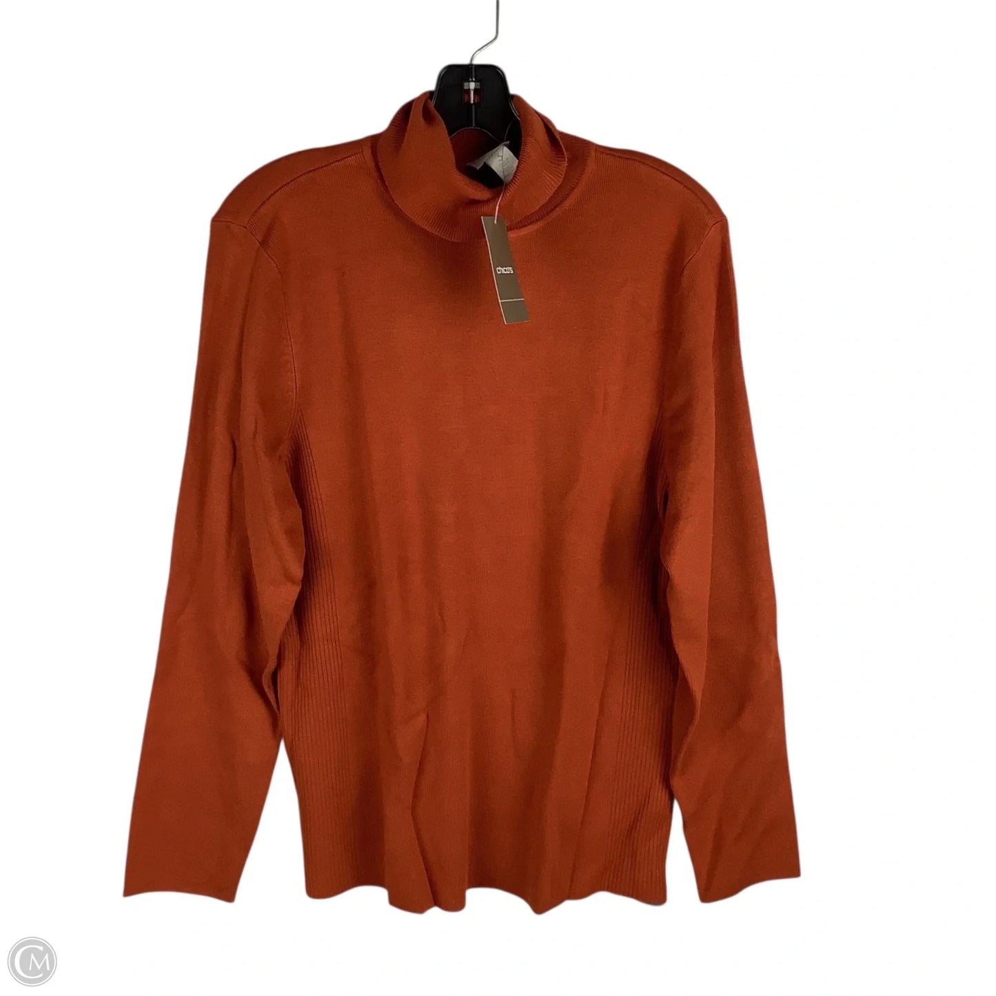 Sweater By Chicos In Orange, Size: L (Chico’s 3)