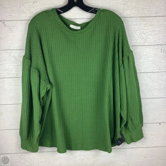 Top Long Sleeve By Cherish In Green