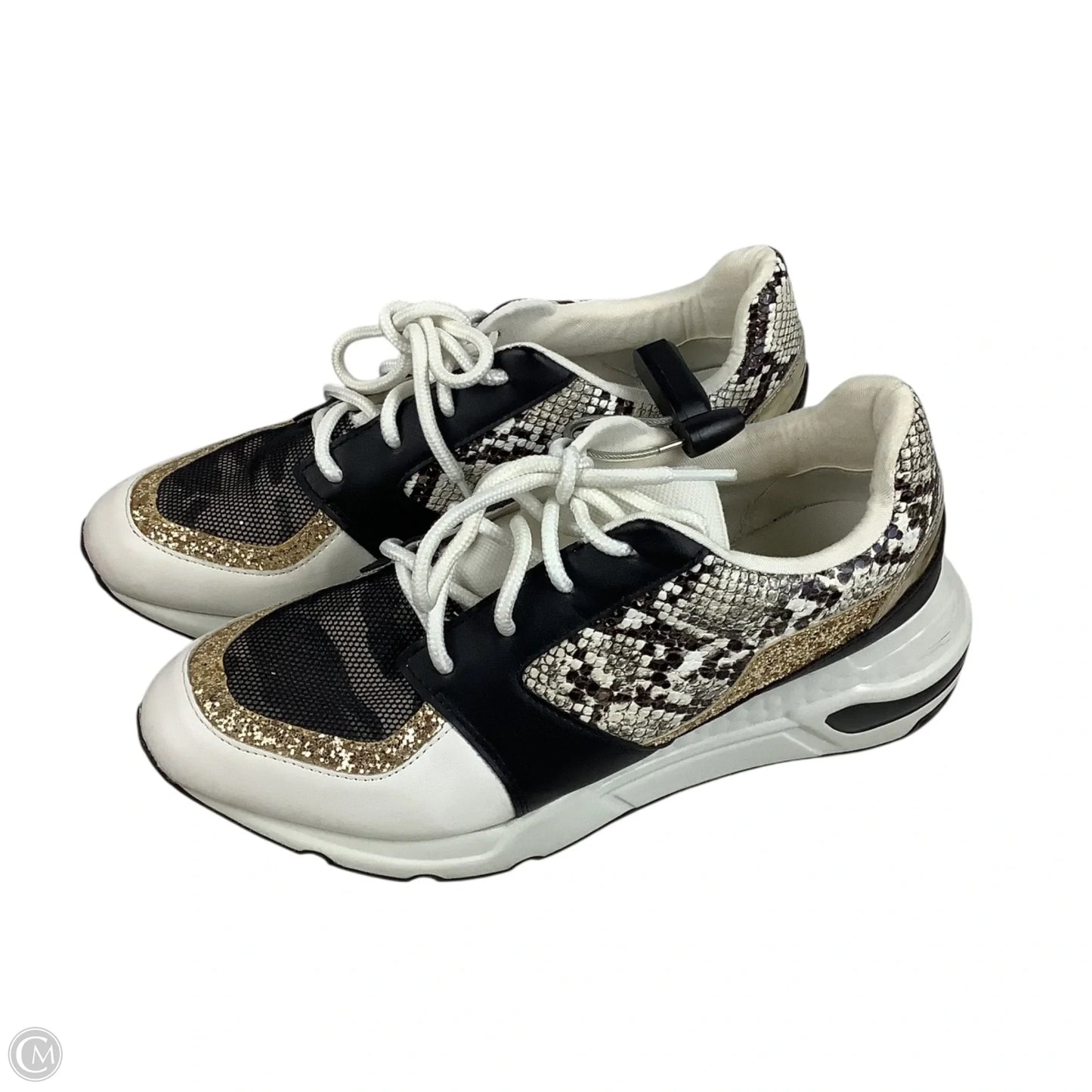 Shoes Sneakers By Steve Madden In Snakeskin Print, Size: 9.5