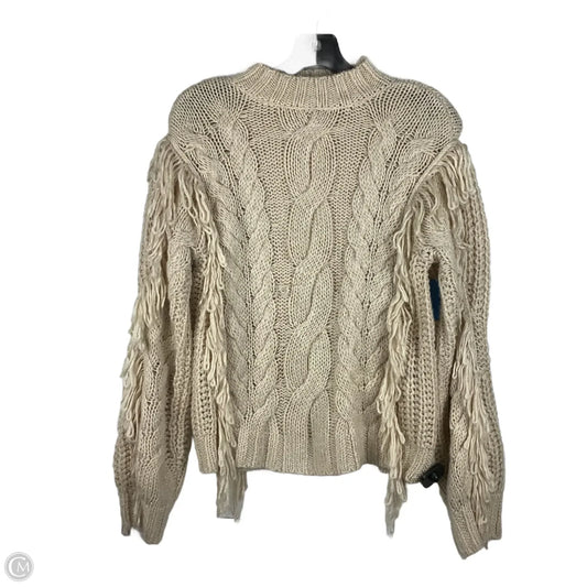 Sweater By 525 In Cream, Size: S