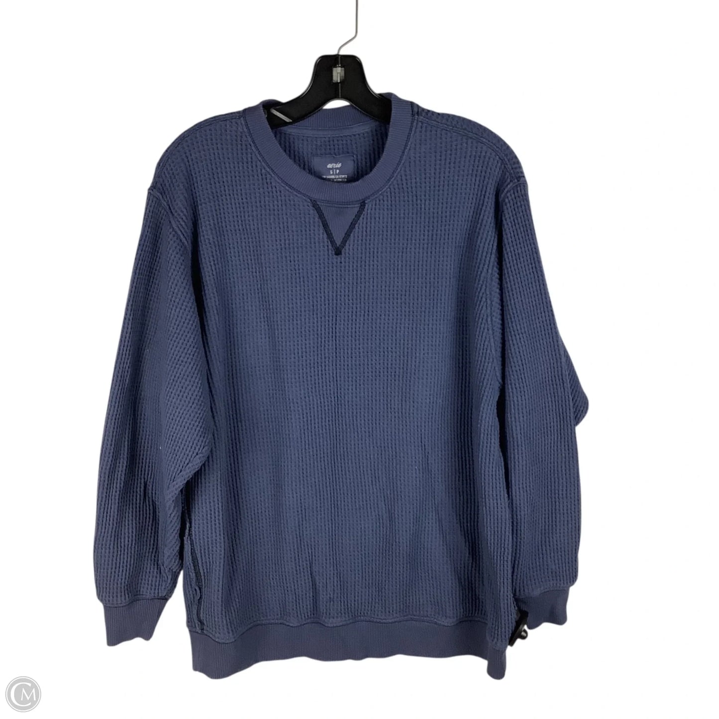 Top Long Sleeve By Aerie In Blue, Size: S