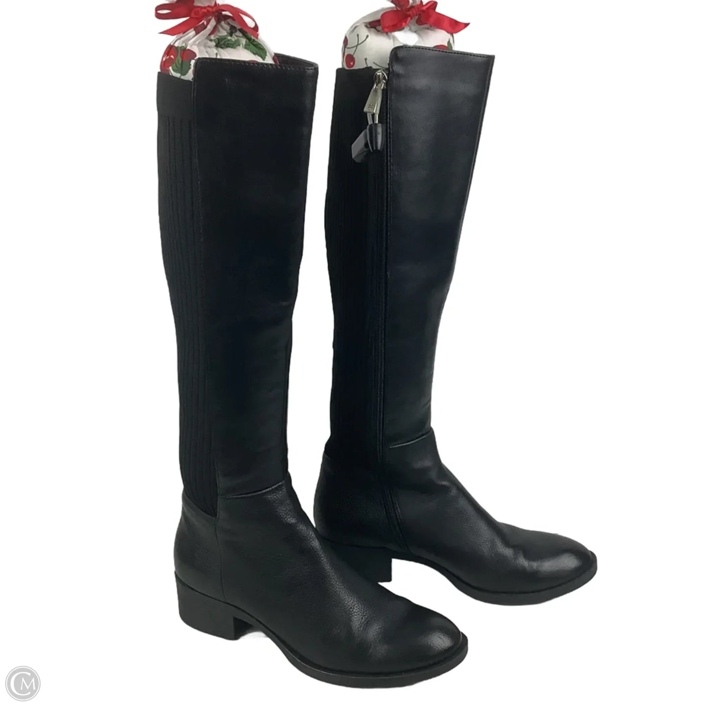 Boots Knee Heels By Kenneth Cole In Black, Size: 7.5