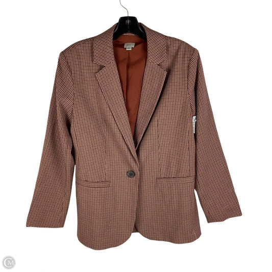 Blazer By A New Day In Orange, Size: S