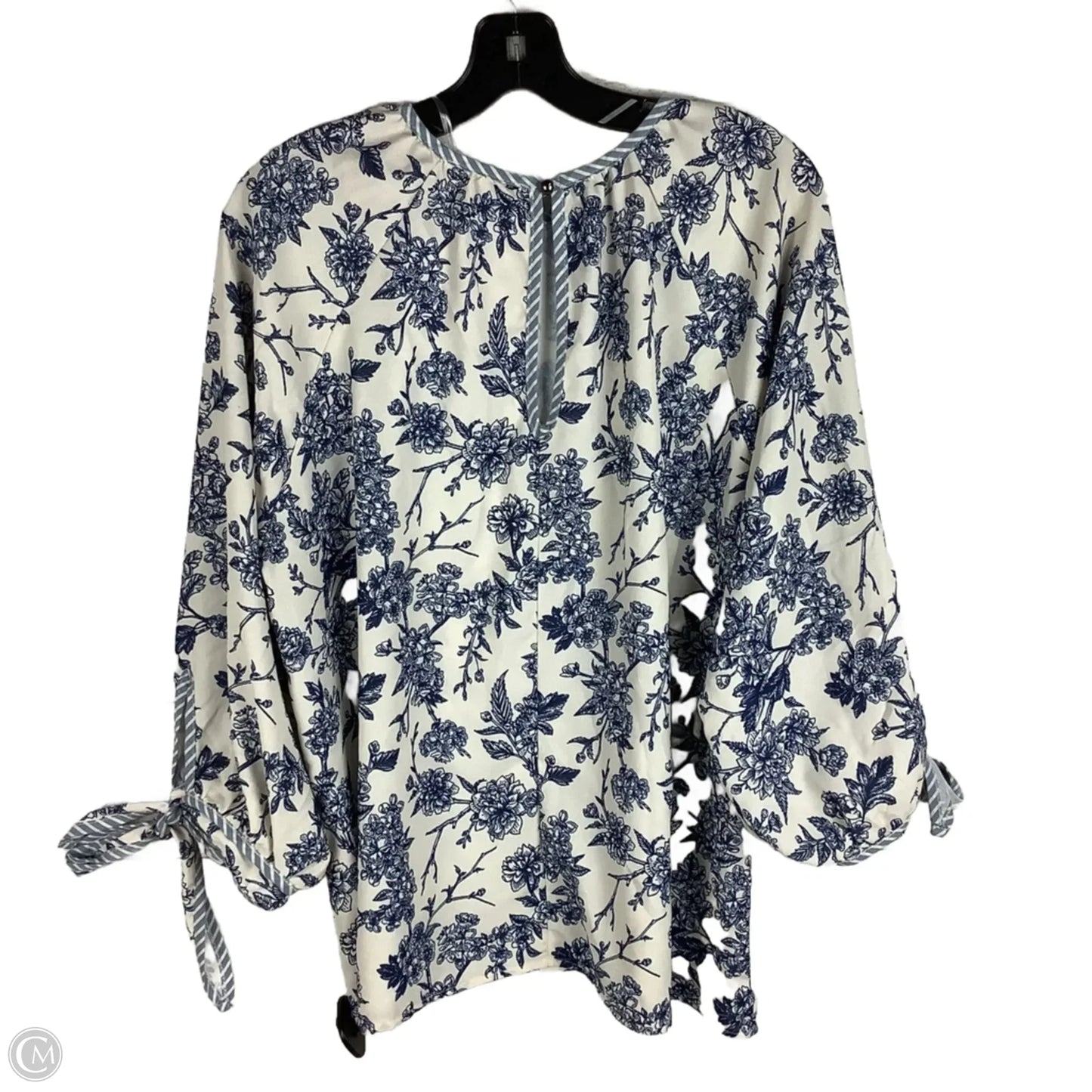 Top Long Sleeve By Haptics In Blue, Size: 1x