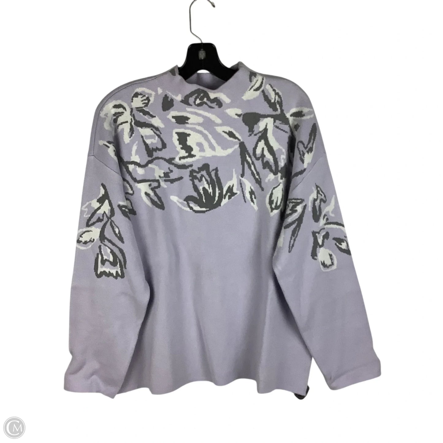 Sweater By Rafaella In Purple, Size: Xl