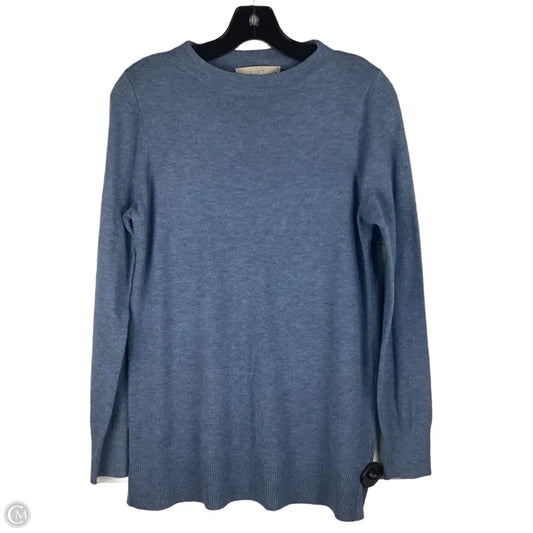 Top Long Sleeve By Loft In Blue, Size: M