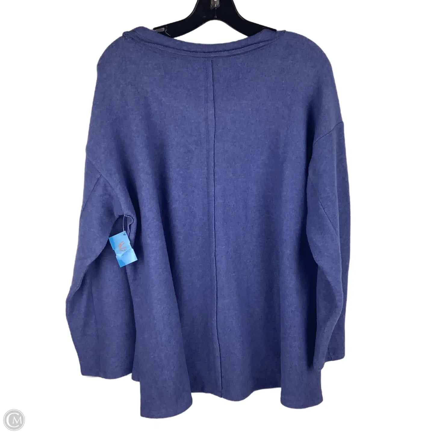 Top Long Sleeve By Zenana In Purple, Size: Xl