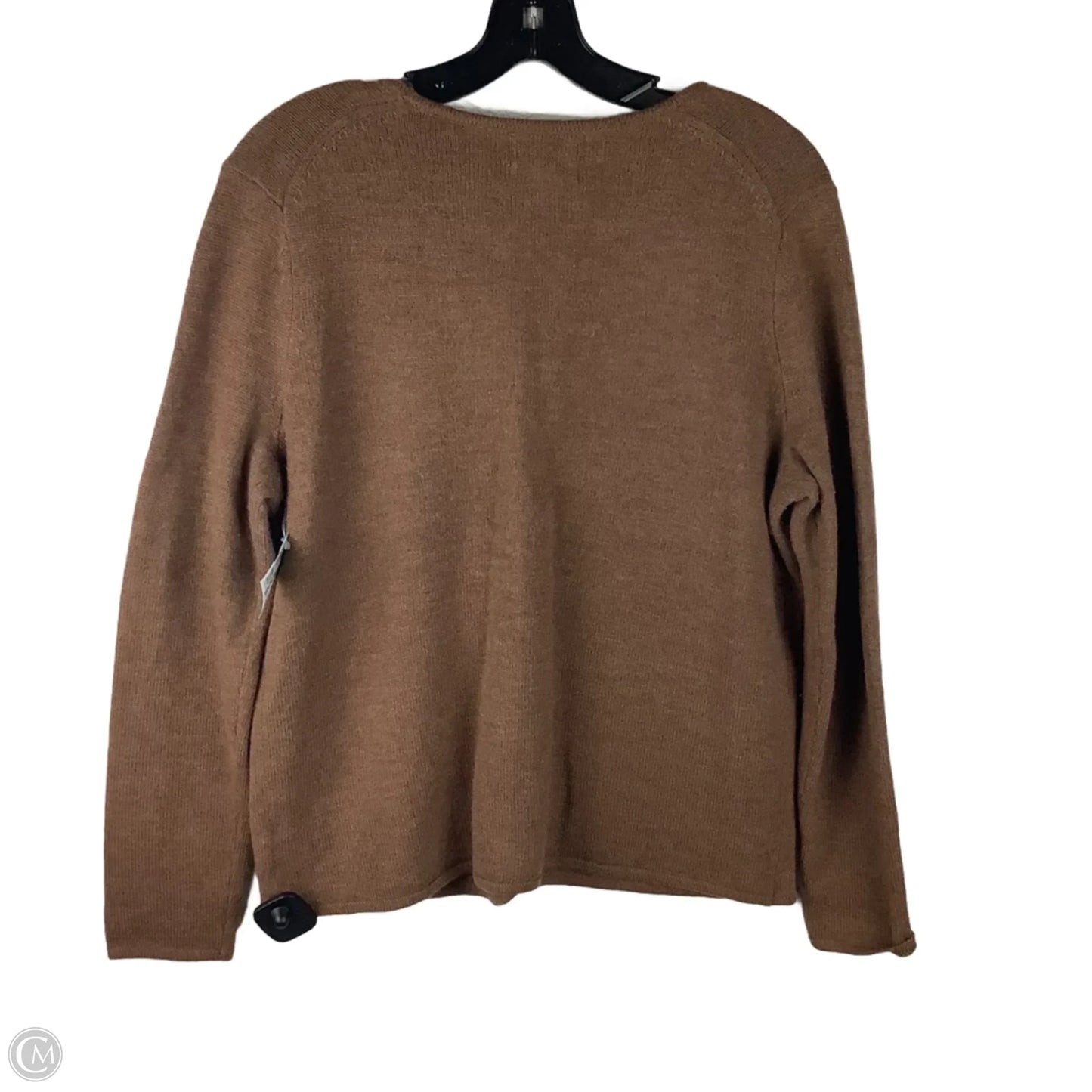 Sweater Cardigan By Rachel Zoe In Brown, Size: M, 100% merino wool