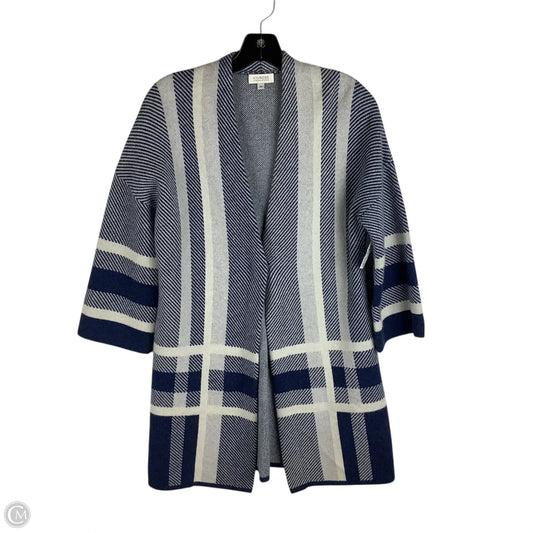 Sweater Cardigan Cashmere By Clothes Mentor In Blue, Size: M