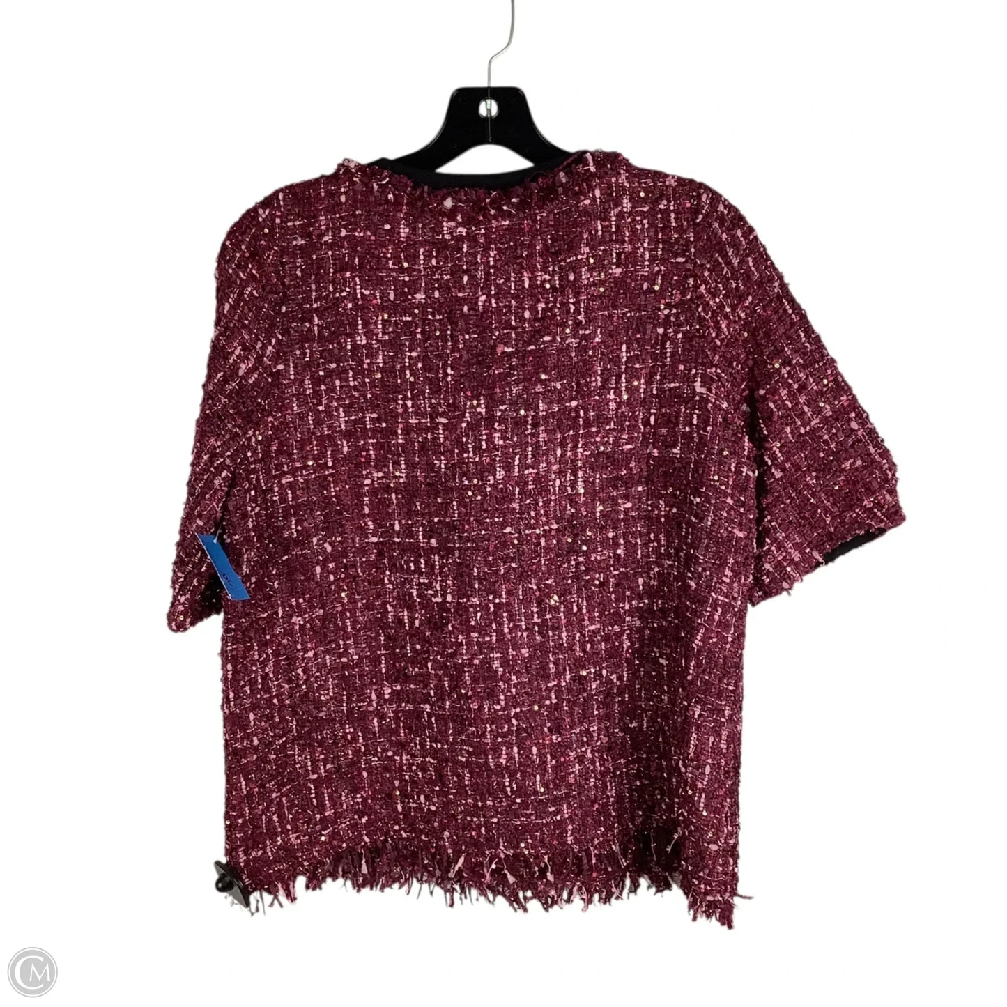 Top Short Sleeve By Entro In Purple, Size: M