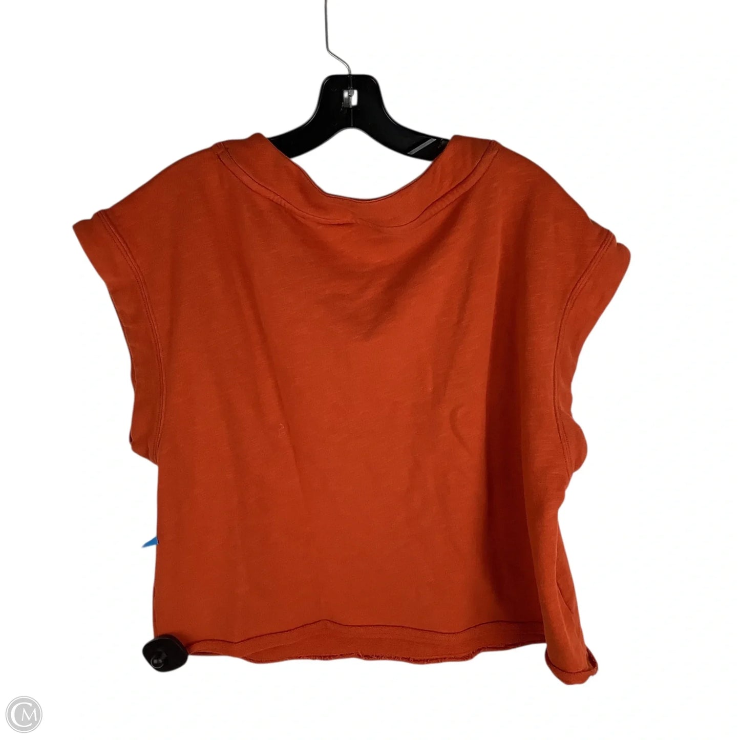 Top Short Sleeve By Maeve In Orange, Size: M