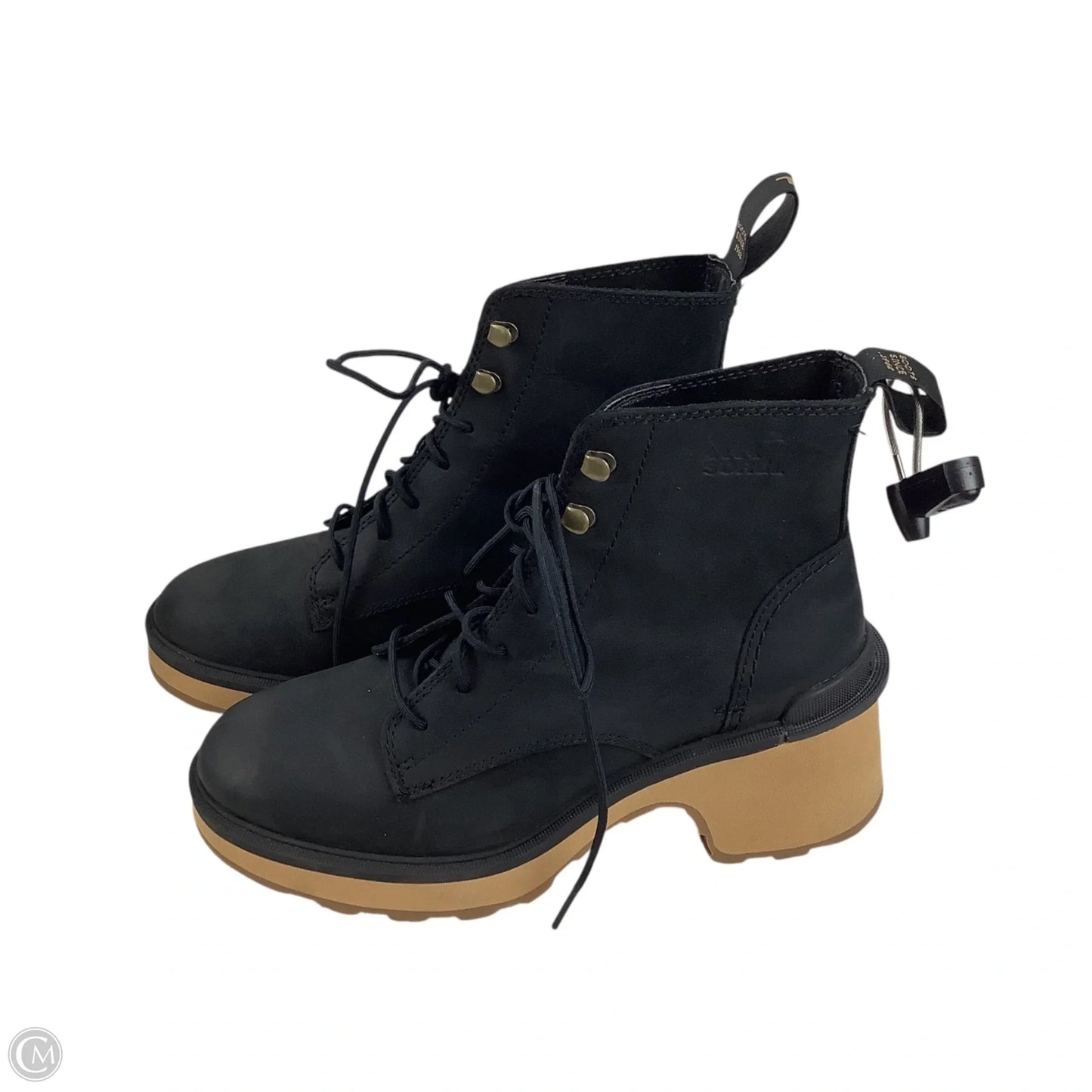 Boots Ankle Heels By Sorel In Black, Size: 7