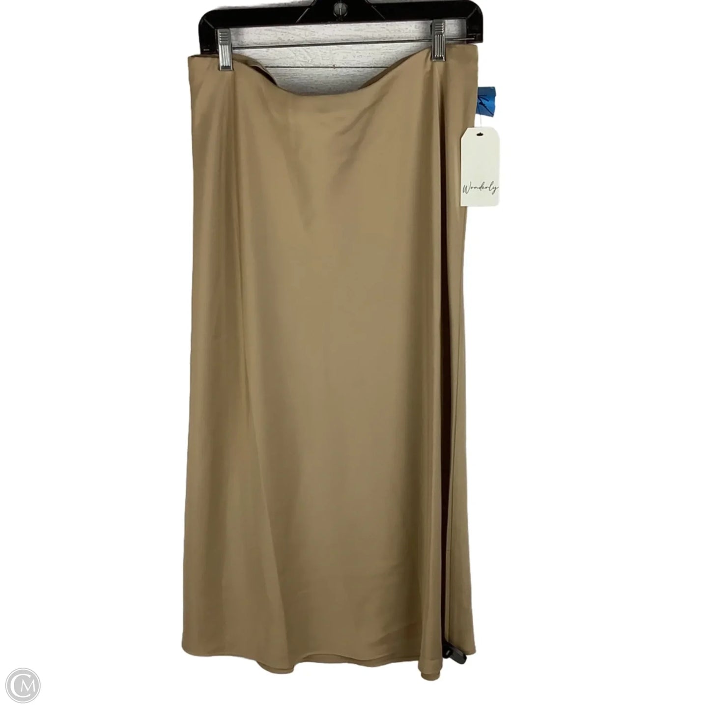 Skirt Maxi By Wonderly In Tan, Size: L