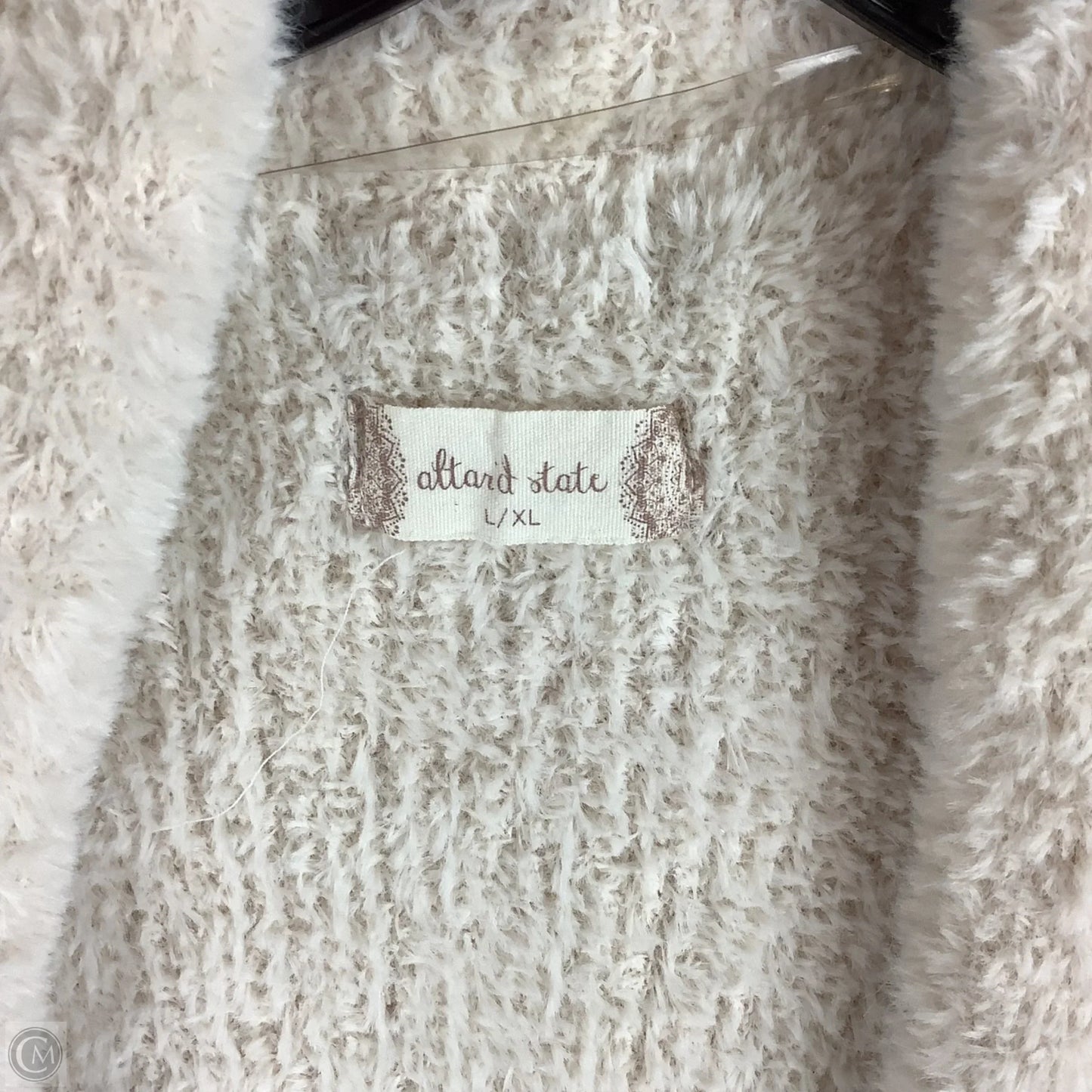 Vest Faux Fur & Sherpa By Altard State In Cream, Size: L/XL