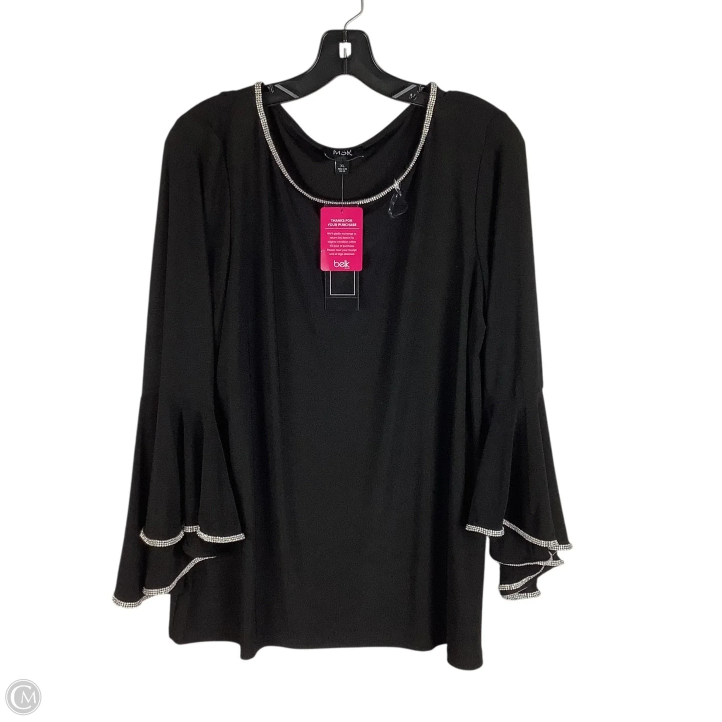 Top Long Sleeve By Msk In Black, Size: Xl