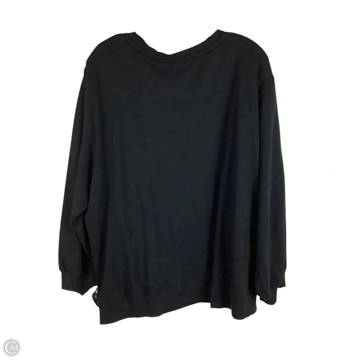 Sweatshirt Designer By Karl Lagerfeld In Black, Size: 2x