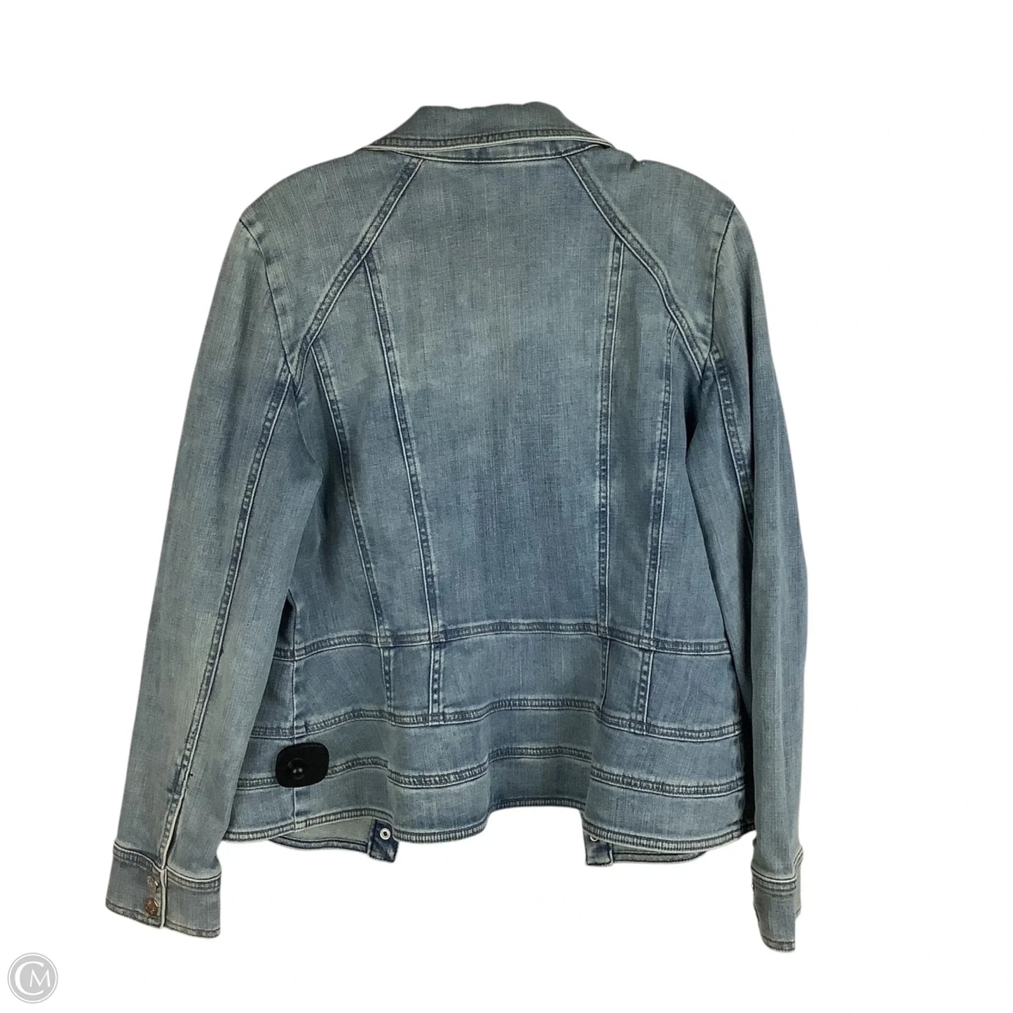 Jacket Denim By White House Black Market In Blue Denim, Size: L
