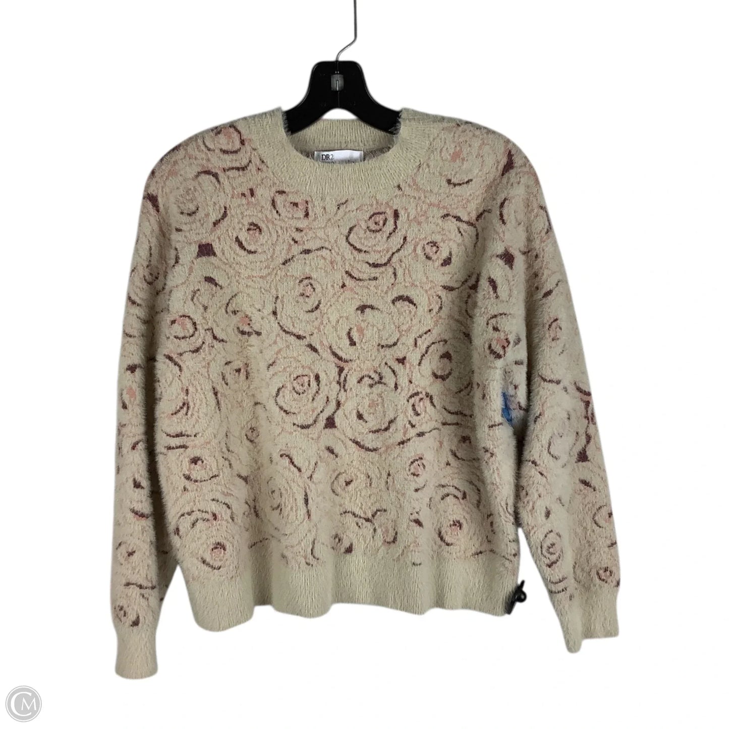 Sweater By Dr2 In Cream, Size: L