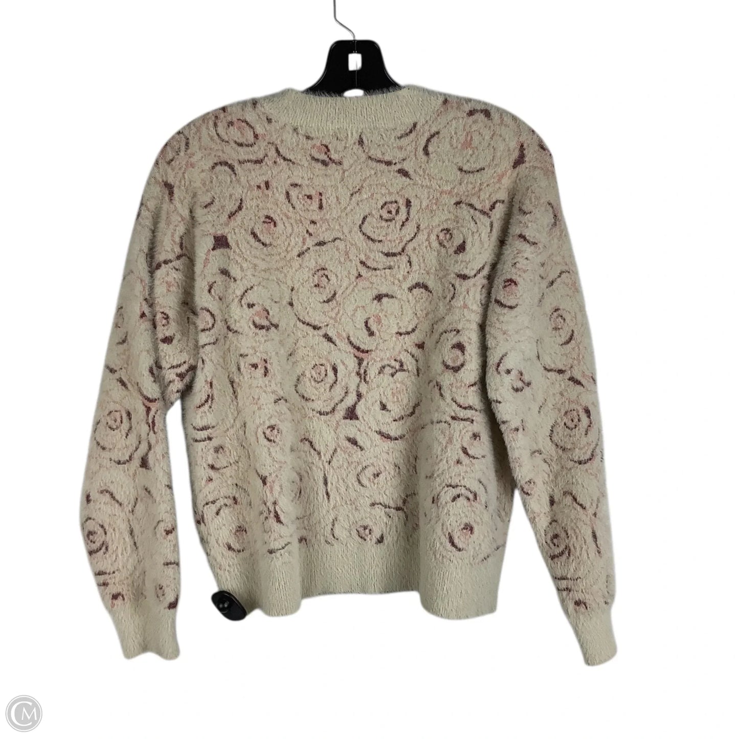 Sweater By Dr2 In Cream, Size: L