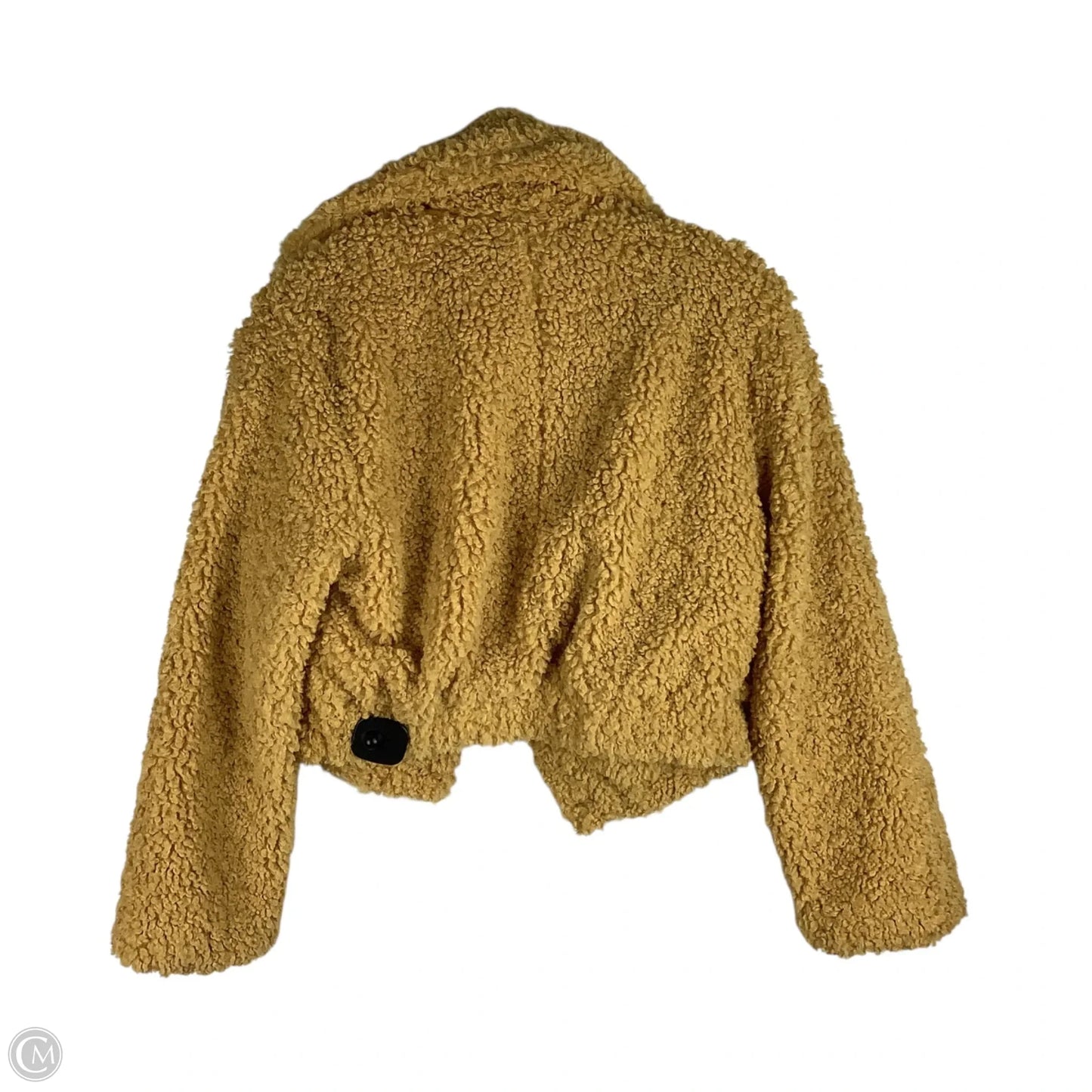 Jacket Faux Fur & Sherpa By Hyfve In Yellow, Size: S