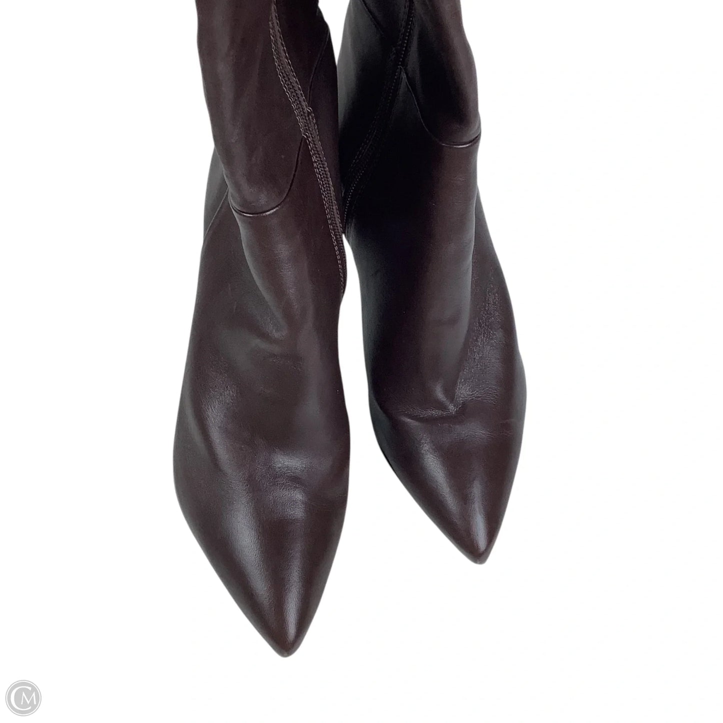 Boots Knee Heels By Schutz In Brown, Size: 8.5