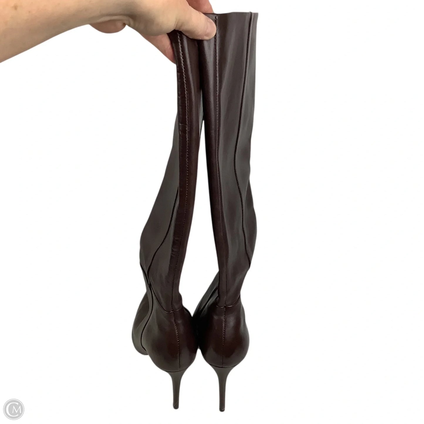 Boots Knee Heels By Schutz In Brown, Size: 8.5