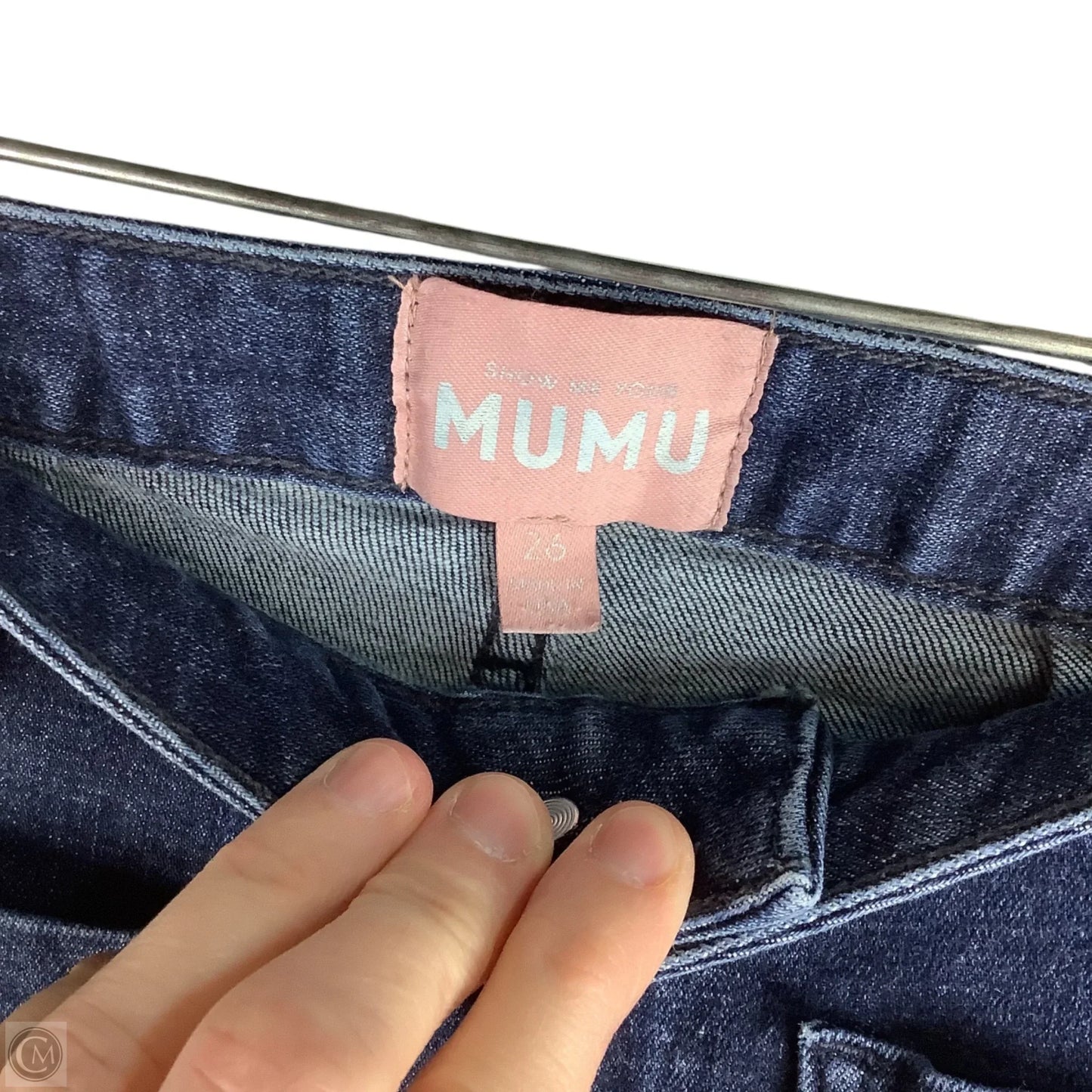 Jeans Boot Cut By Mumu In Blue Denim, Size: 2 (26)