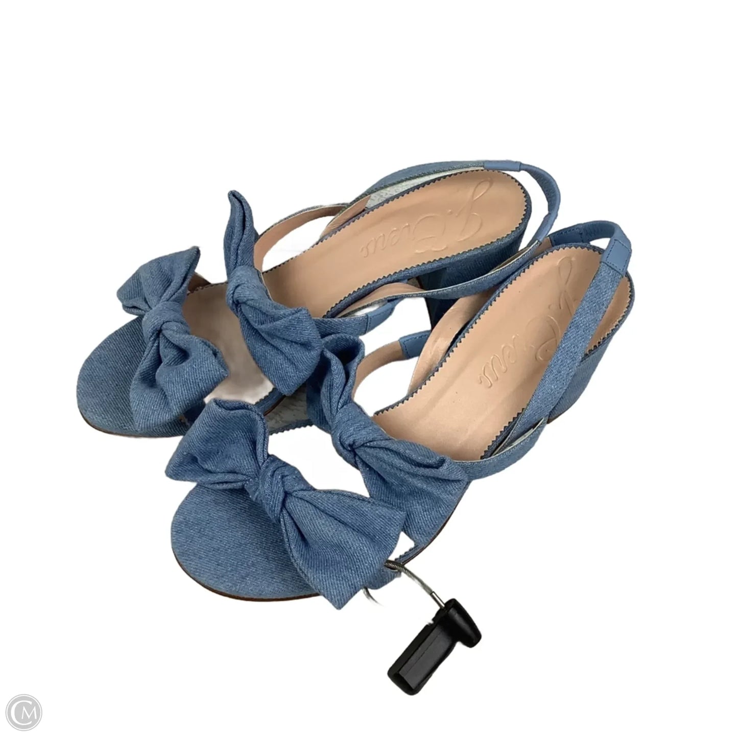 Sandals Heels Block By J. Crew In Blue, Size: 9