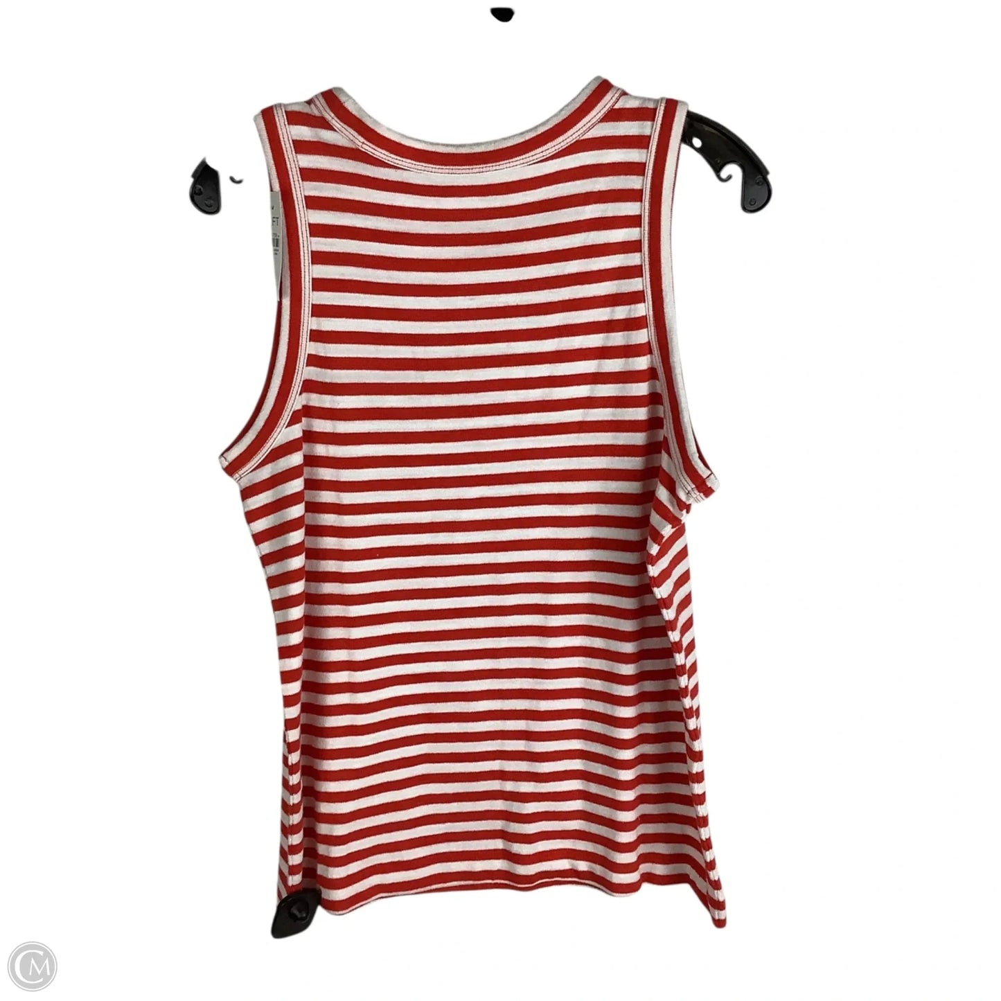 Top Sleeveless By Loft In Red, Size: M