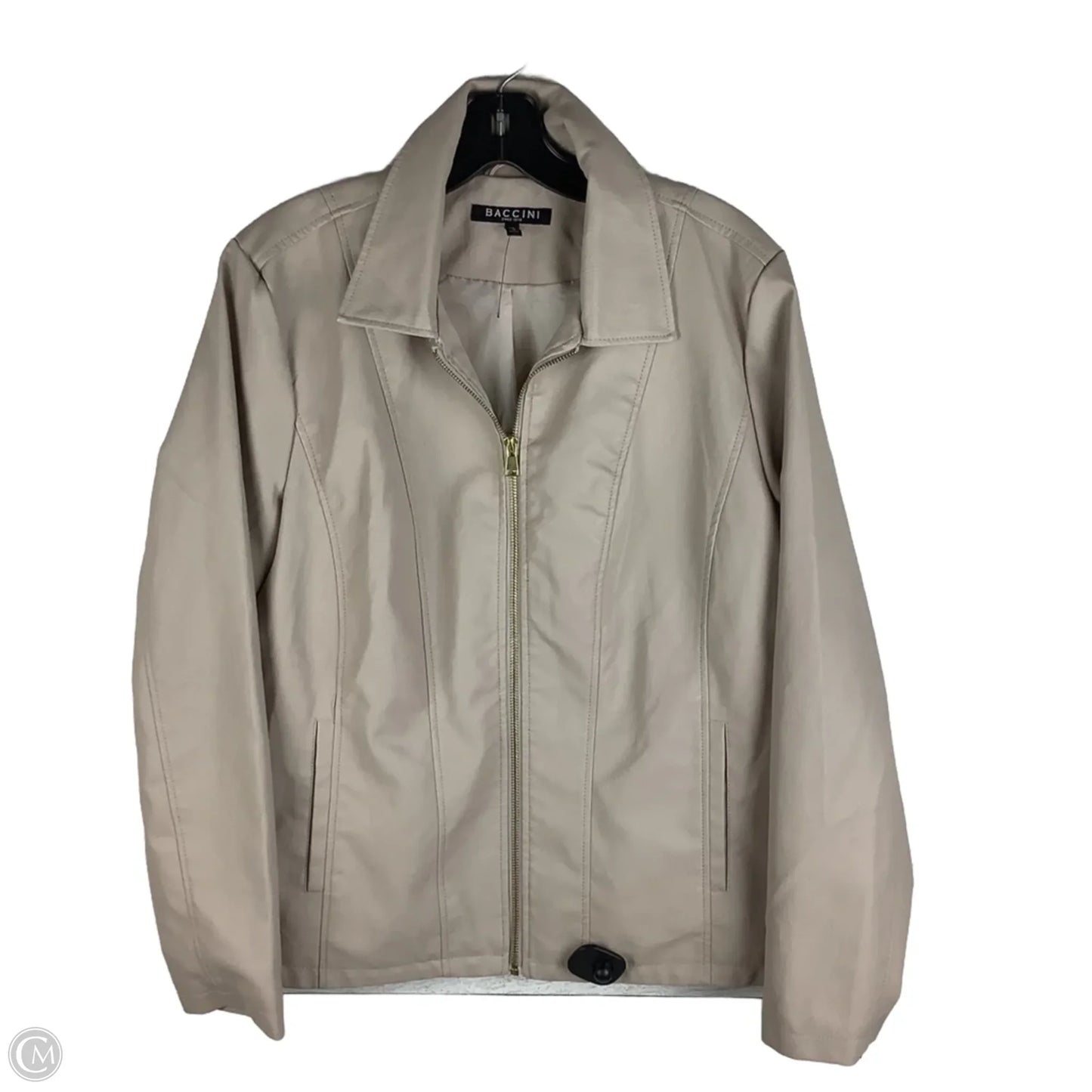 Jacket By Baccini In Tan, Size: L