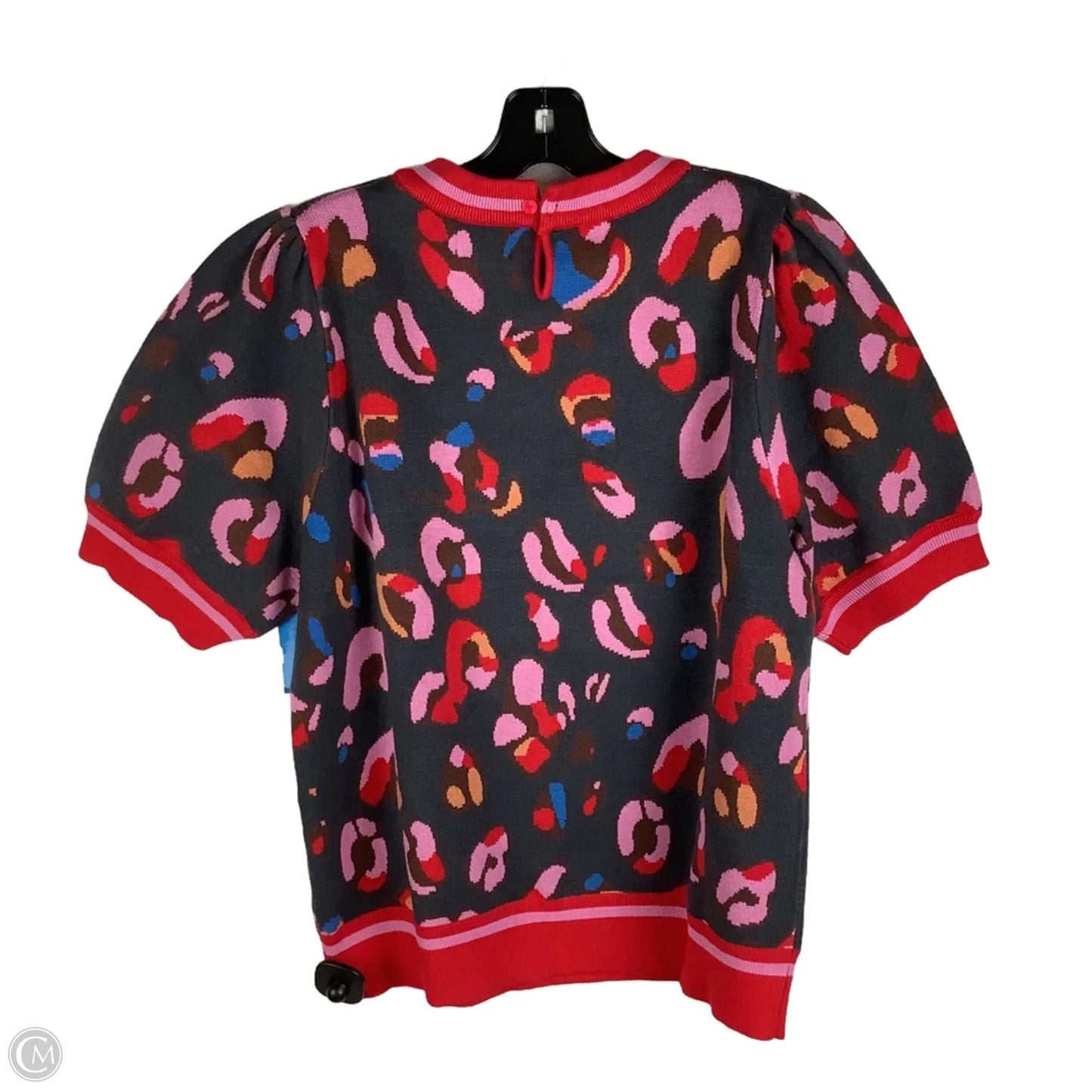 Sweater By Fate In Grey & Pink, Size: L