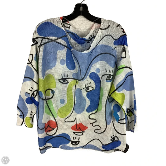 Top Long Sleeve By Clothes Mentor In Blue, Size: Est. M