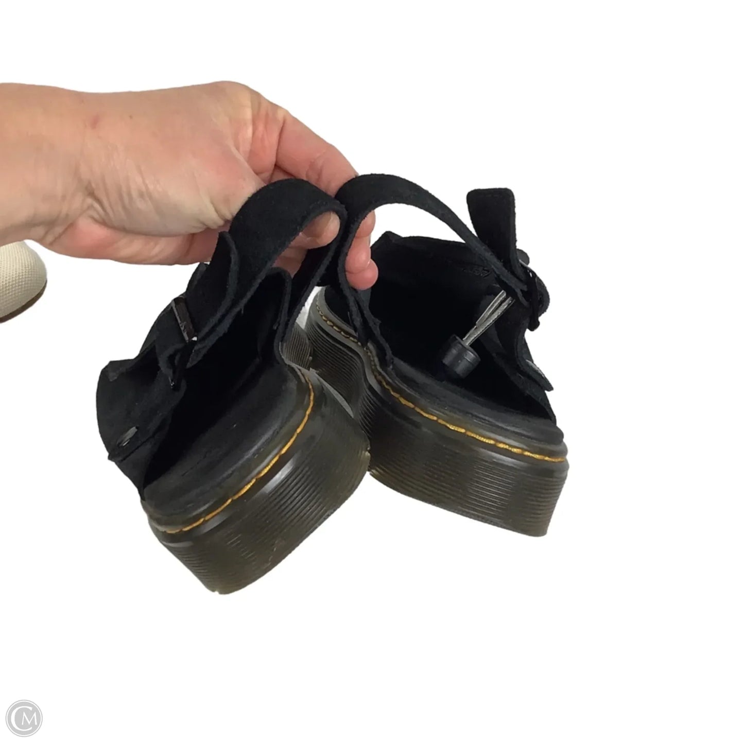 Shoes Flats By Dr Martens In Black, Size: 11