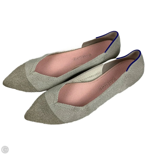 Shoes Flats By Rothys In Gold, Size: 11