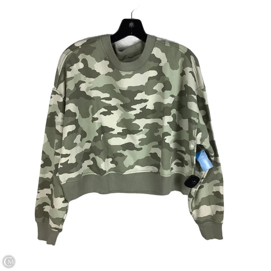 Sweatshirt Crewneck By Aerie In Camouflage Print, Size: Xxs