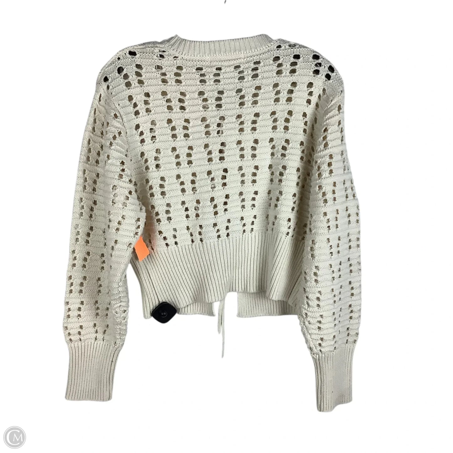 Cardigan By Moon And Madison In Cream, Size: L